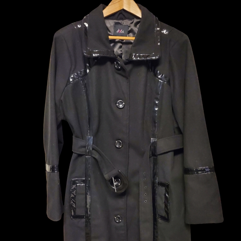 Black Wool Coat- Size 2X